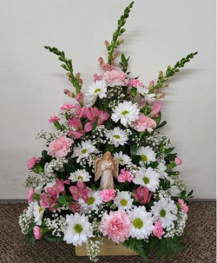 Angelic Thoughts FHF-S552310 Fresh Flower Keepsake (Local Delivery Only)