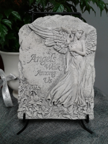 Angels Among Us Plaque with Stand  Memorial Plaque