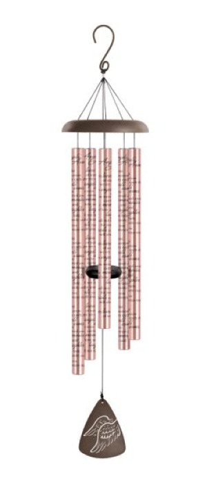 "Angels’ Arms" 44" Rose Gold Wind Chime 