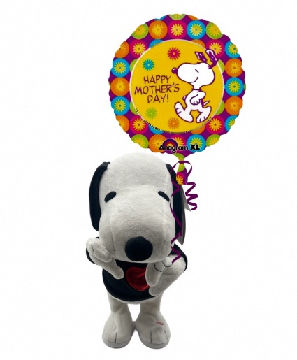 Animated Dancing Snoopy and Balloon Mother's Day Gifts