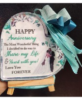 Anniversary Acryllic Heart Gift