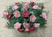 ANTIQUE PINK MEMORIAL SPRAY SILK