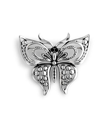 Antique Silver Butterfly Gift Shop