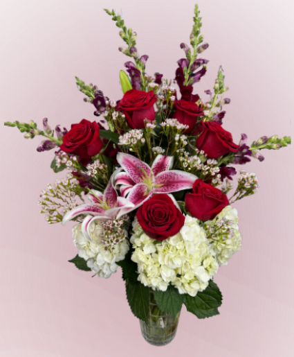 Aphrodite's Embrace Vased Arrangement