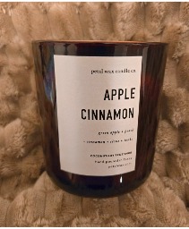 Apple Cinnamon 12oz candle $24.00 