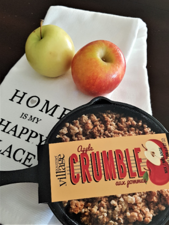 APPLE CRUMBLE COMPLETE KIT Presented in a pretty gift bag