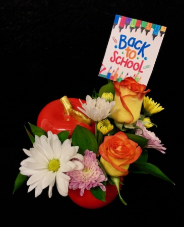 Apple For The Teacher Mixed Floral