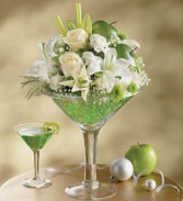 Apple Martini Bouquet Stir and shake up some flower fun.