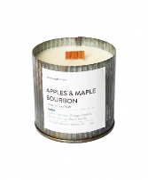 Apples & maple bourbon  Anchored northwest candle 