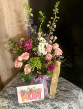 Appreciation Bouquet Mother's Day Special Flowers, Truffles & Handwritten Card
