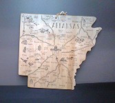 AR Map Cutting Board 