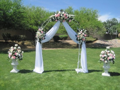 Wedding Arch arrangements  