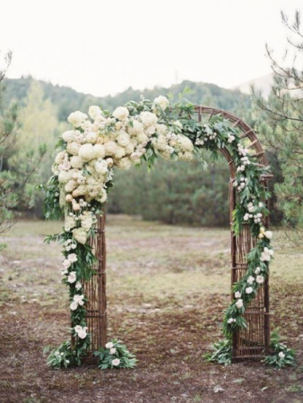 Archway Floral Wedding