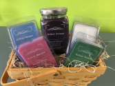 Ardent Aromas Candle and Wax Melts Gift Basket 