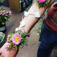 Arm Corsage Body flowers