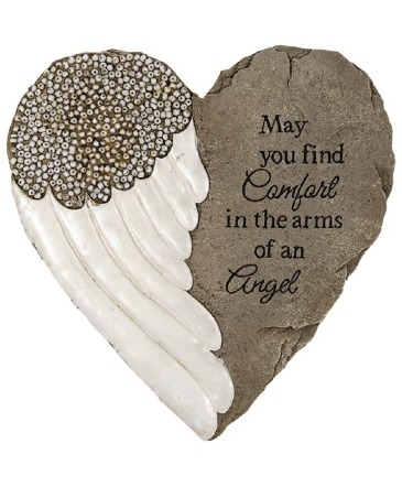 Arms of an Angel Garden Stone 10156 Sympathy Keepsake in Du Bois, PA | BRADY STREET FLORIST