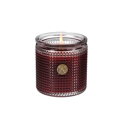French Mulberry - Textured Glass Candle Aromatique