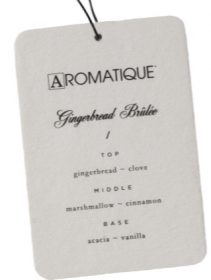 Aromatique Gingerbread Brulee Aroma Card 