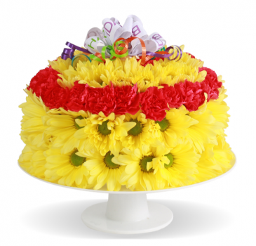 Arrangement Birthday Cake