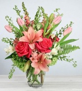 Array of Pinks Floral Arrangement