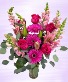 Array of Pinks Vased Arrangement