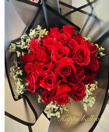 Arreglo  BUCHON BUCHON 24 roses  in Del Rio, TX | DESIGNS BY HAPPY BALLOONS