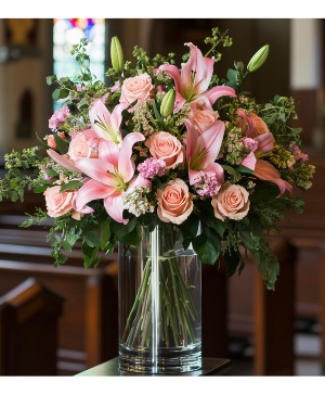 Art. 6002 Peaceful reflections bouquet Funeral flowers