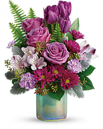 Art Glass Vase Arrangement