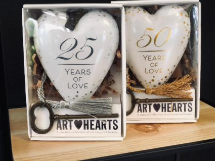 Art Hearts milestone anniversary art hearts