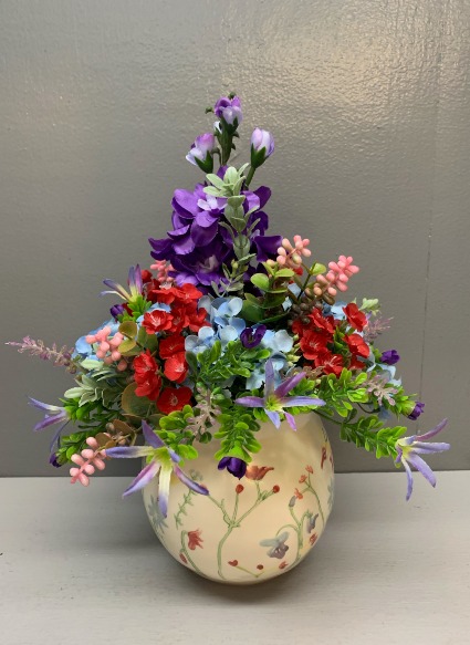 (ARTIFICIAL) A Pop Of Color Silk Arrangement (ARTIFICIAL)