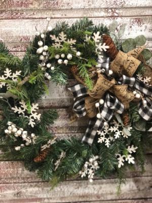 Artificial Christmas Wreath 