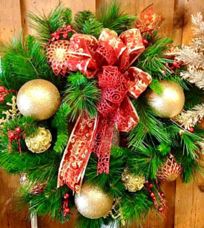 Artificial Christmas Wreath  Silk