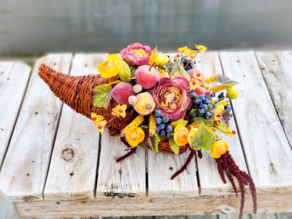 Artificial Cornicopia Centerpiece