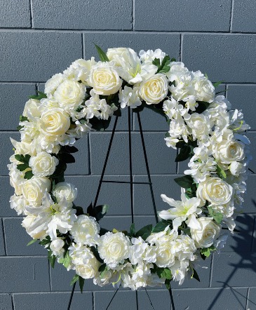 ARTIFICIAL FLOWER WREATH ( not include Easel ) in Winnipeg, MB | CHARLESWOOD FLORISTS ARTIFICIAL FLOWER WREATH ( not include Easel ) in Winnipeg, MB | CHARLESWOOD FLORISTS