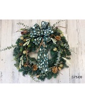 Artificial Holiday Green Wreath 