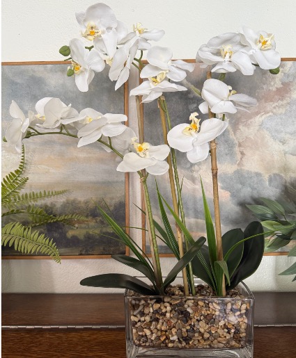 Artificial Orchid Planter 