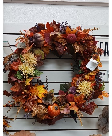 Artificial Rustic Fall Wreath in Fort Worth, TX | DARLA'S FLORIST