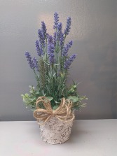 (Artificial silk) Lavender in Birchwood   Artificial silk 