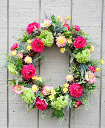Artificial Spring Wreath   in Warsaw, IN | ANDERSON FLORIST & GREENHOUSE