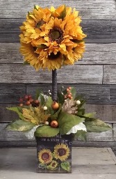 Artificial Topiary Sunflower Artificial silk 