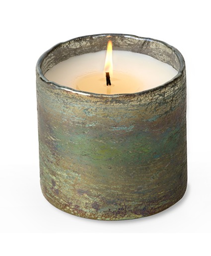 Artisan Blown Glass Tumbler Candle 