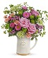 Artisanal Pitcher Bouquet Teleflora's glazed ceramic pitcher