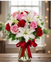 Ary Bouquet  ´roses pink and red