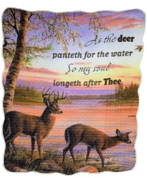 As the Deer 50"x 60" Quilted Throw