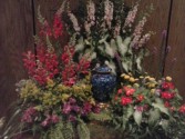 Ashes to Ashes  Cremation urn  arrangment