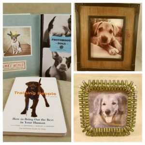 Assorted Books and Picture Frames 