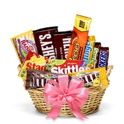 Assorted Candy Basket Gift Basket