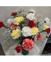 Assorted Colors Carnations 
