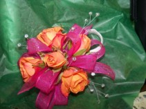 Assorted corsages Prom