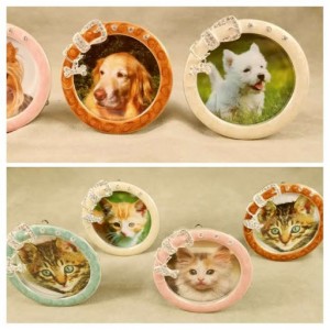 Assorted Dog and Cat Picture Frames 